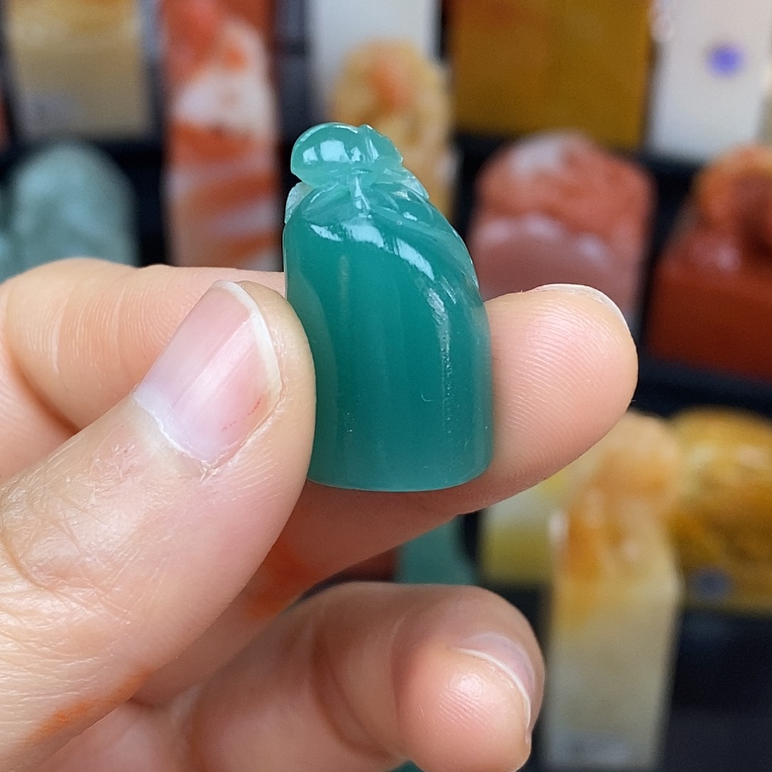 寿山石我要努力了这么一