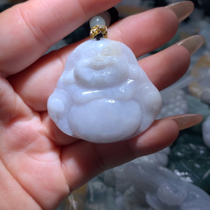 翡翠未镶嵌颈饰保真天然A货翡翠