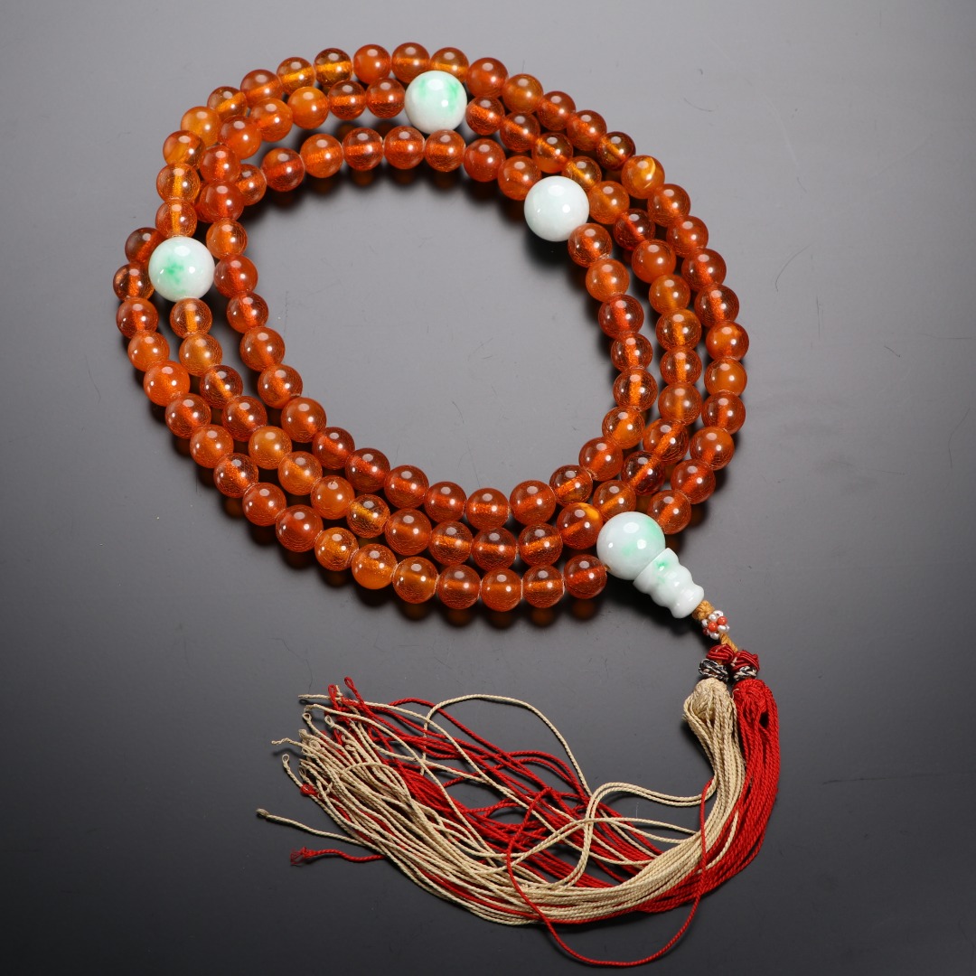 《博古文物》-琥珀-108念珠-Xx-250218