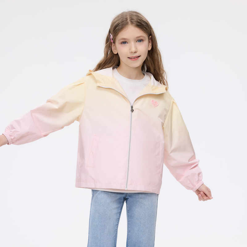 POLOWALK童装2025年秋冬新品女童外套梭织短BQPW514E0011