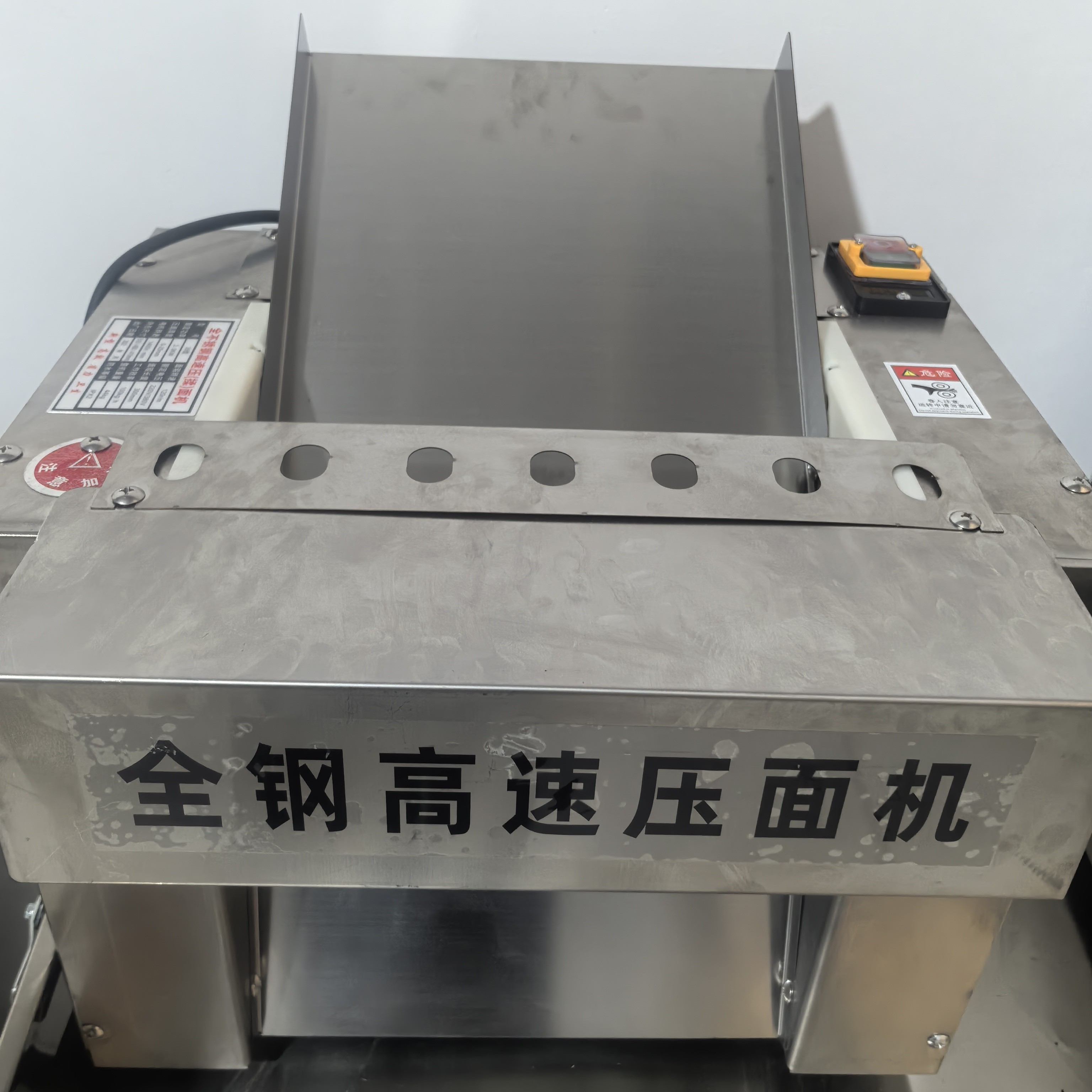 35型全钢高速压面机台式揉面机电动擀面机不锈钢包子馒头压皮机