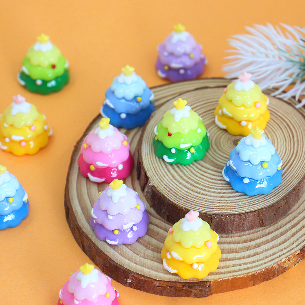 【直播拆】树脂渐变色圣诞树