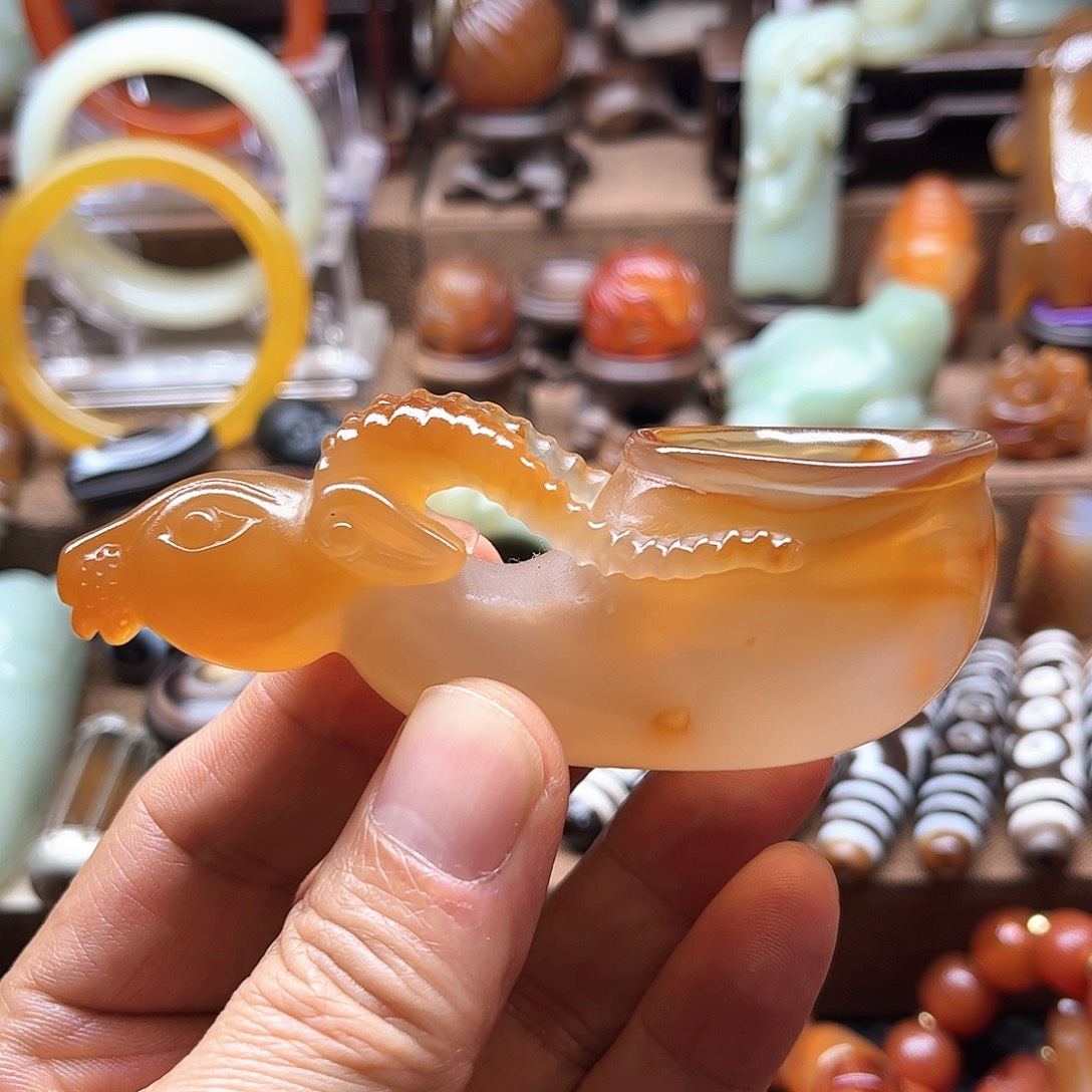 玛瑙/玉髓未镶嵌车挂