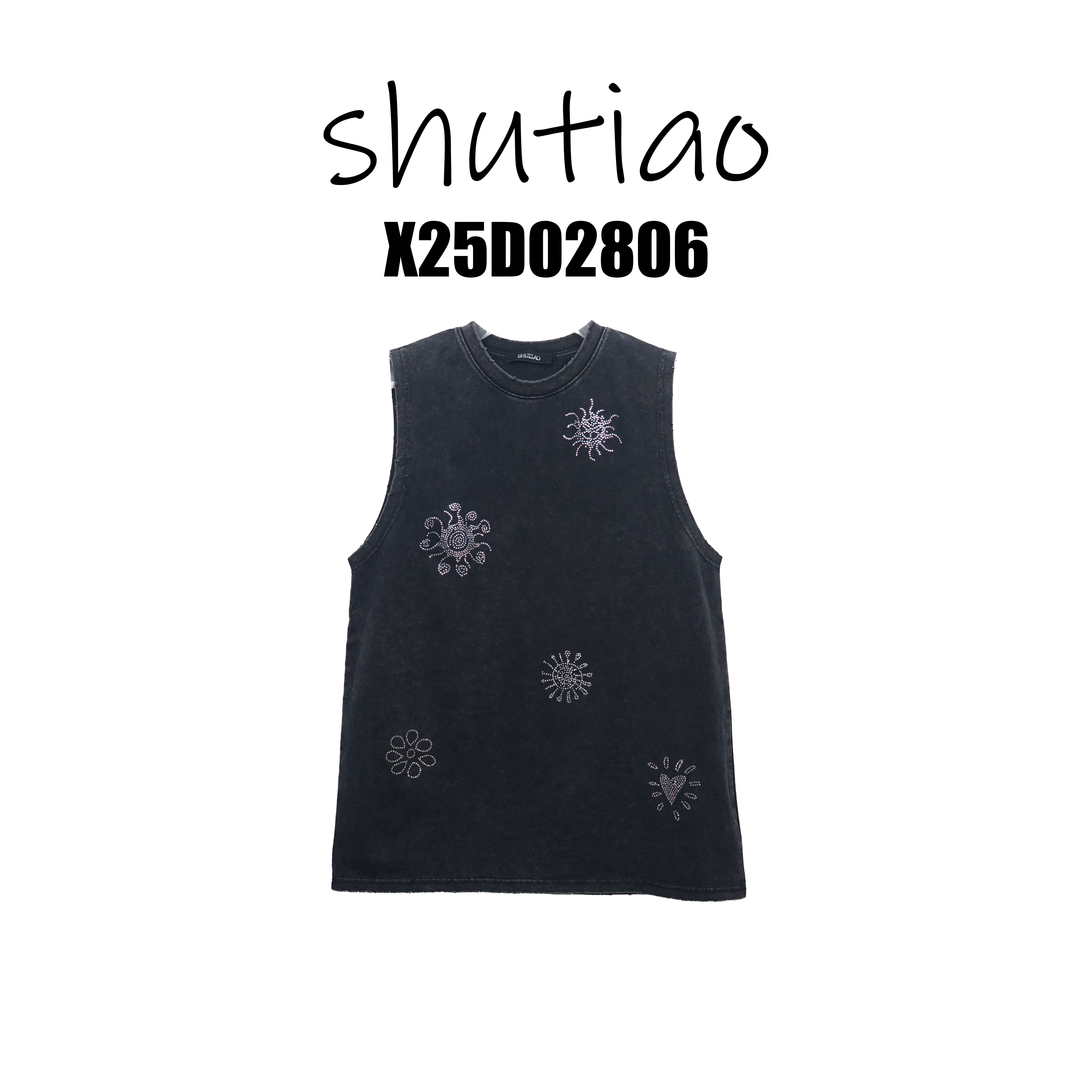 【SHUTIAO】2025秋冬：新款小众设计款背心X25D02806