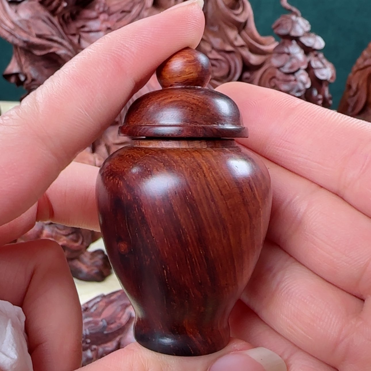 【闪购商品】黄花梨/降香黄檀把件品相罐 手把件