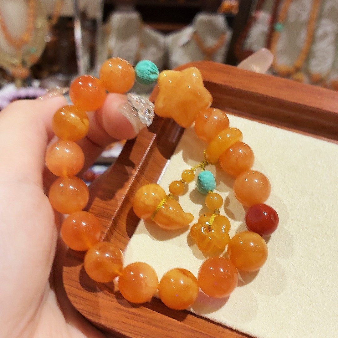 蜜蜡未镶嵌手链手串