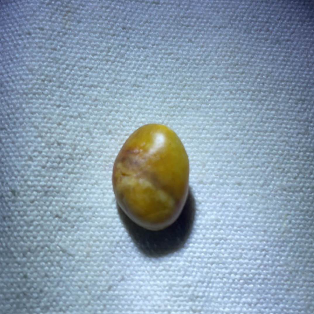和田玉黄皮手串籽