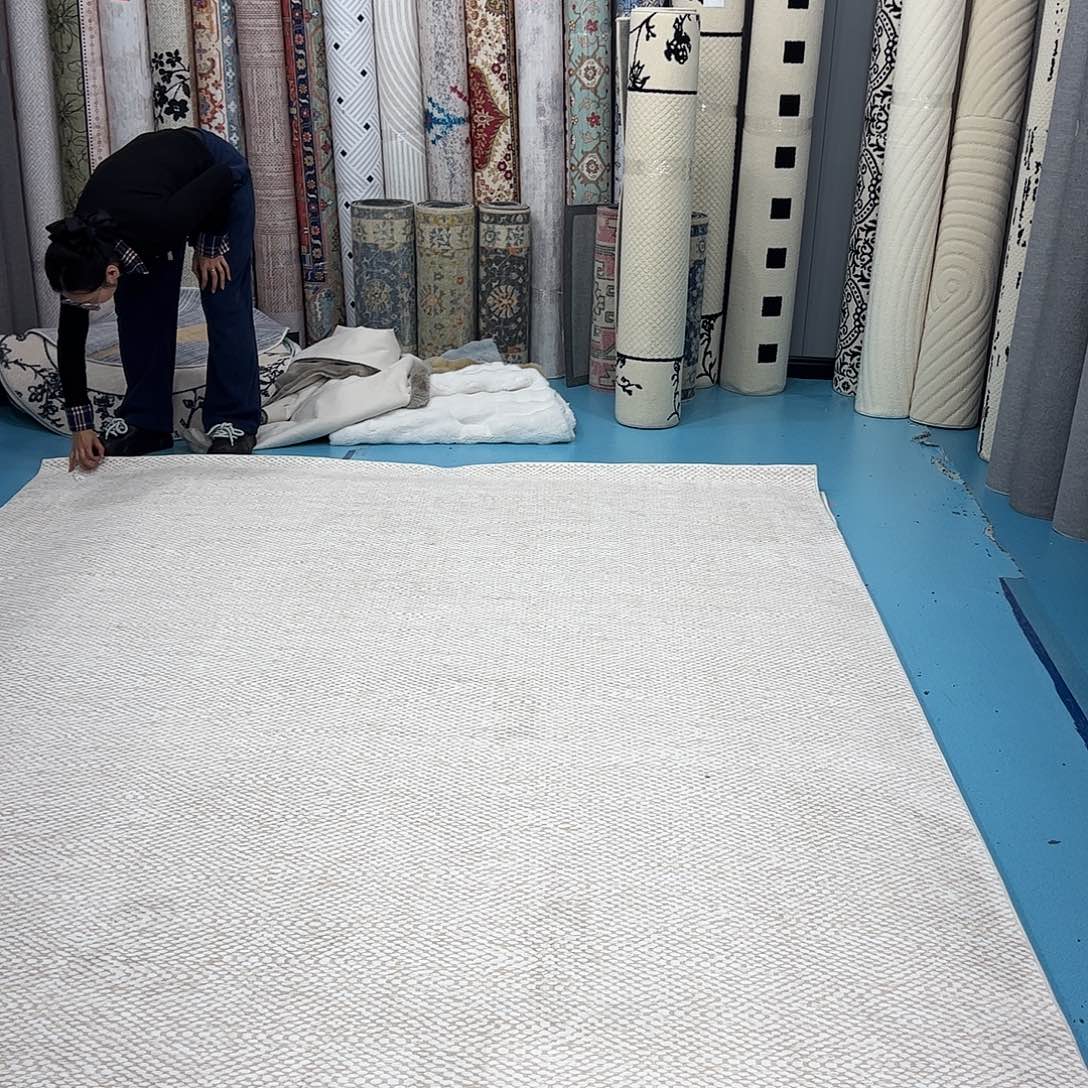 混纺241×346误差±1-3cm精编细砂仿羊绒棉布底微瑕