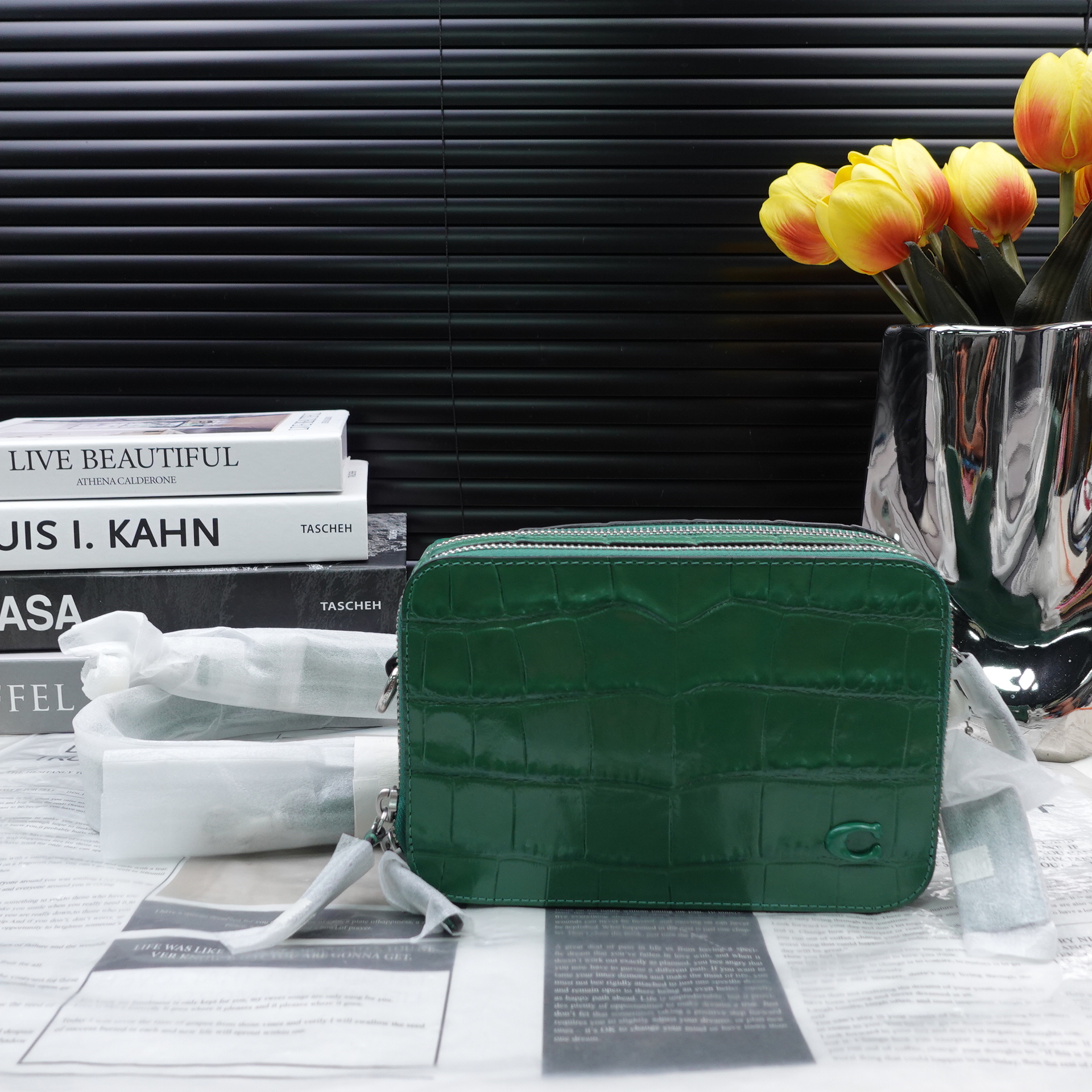 95新 COACH/蔻驰 单肩包/T10293684