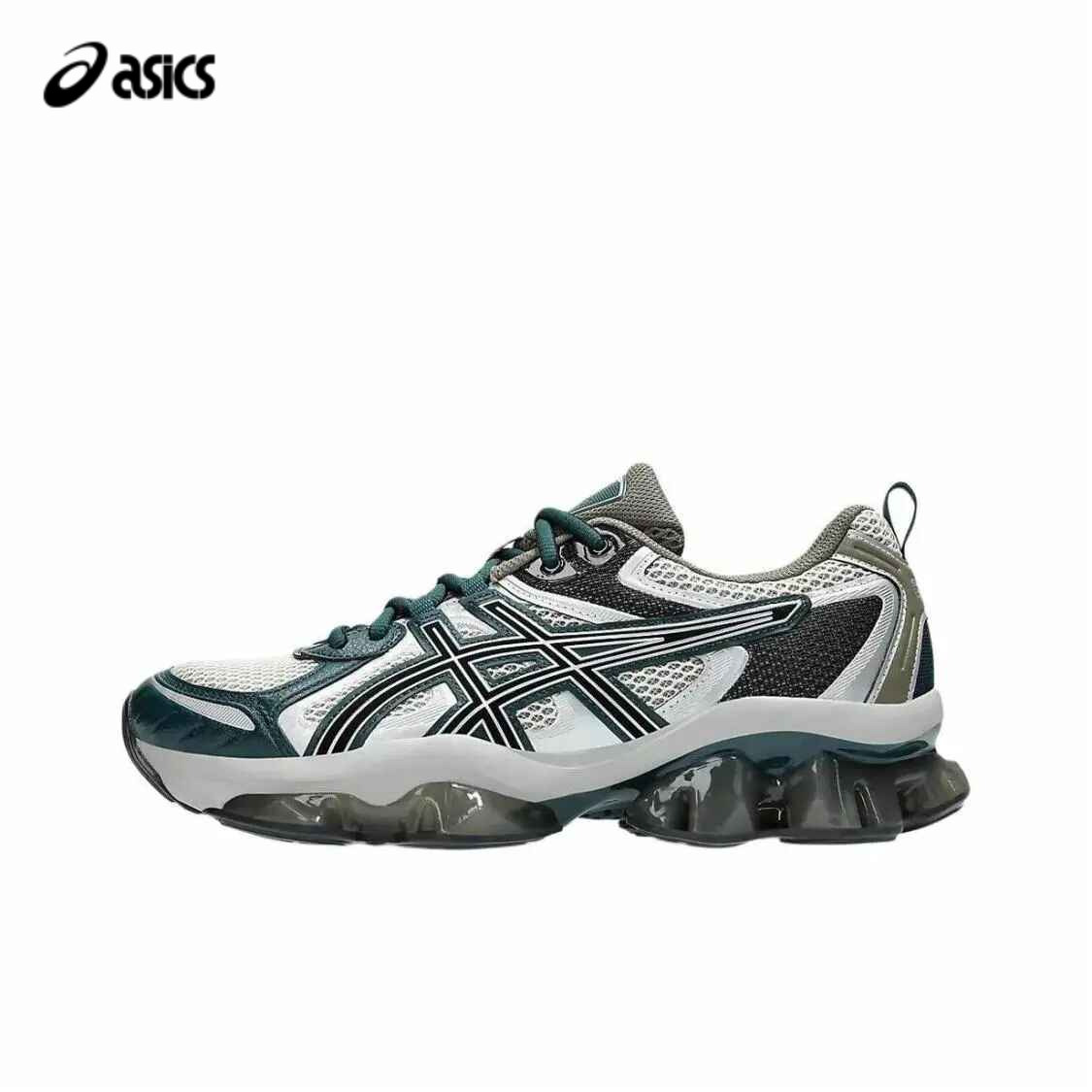ASICS/亚瑟士GEL-Quantum Kinetic舒适百搭休闲鞋男女同款 白灰绿
