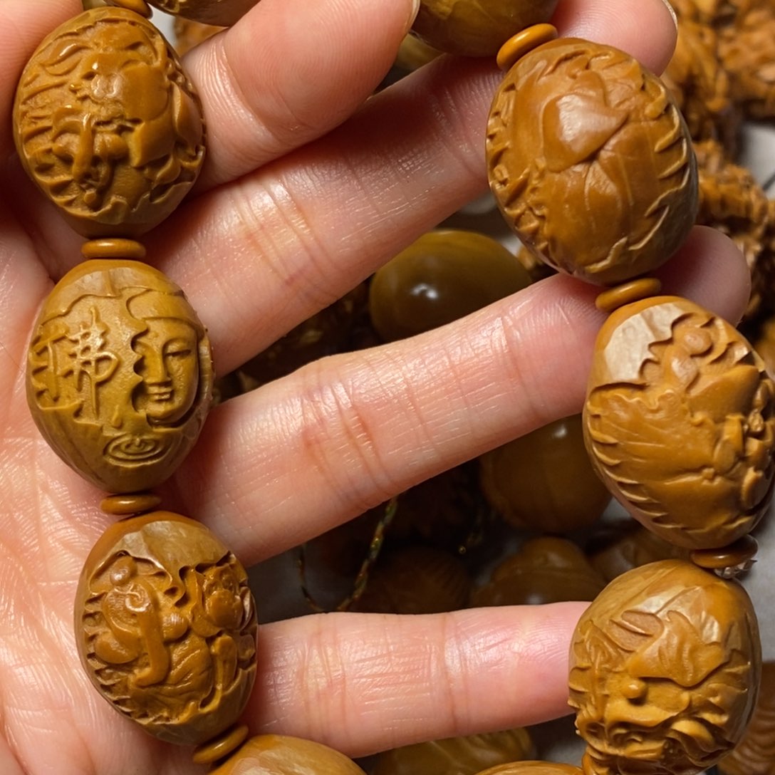 橄榄核手串/手链包衣无相佛