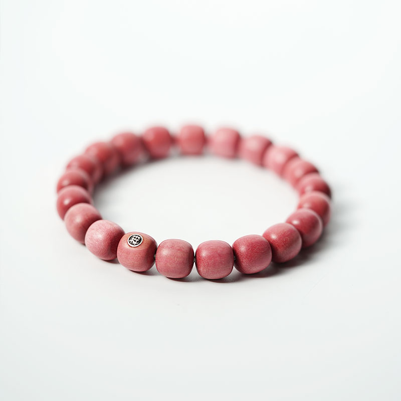 【森度SinDo】FX007 粉象木9.5*10mm单圈手串