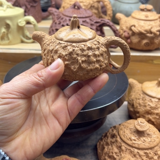 紫砂茶壶这****字全手工制作