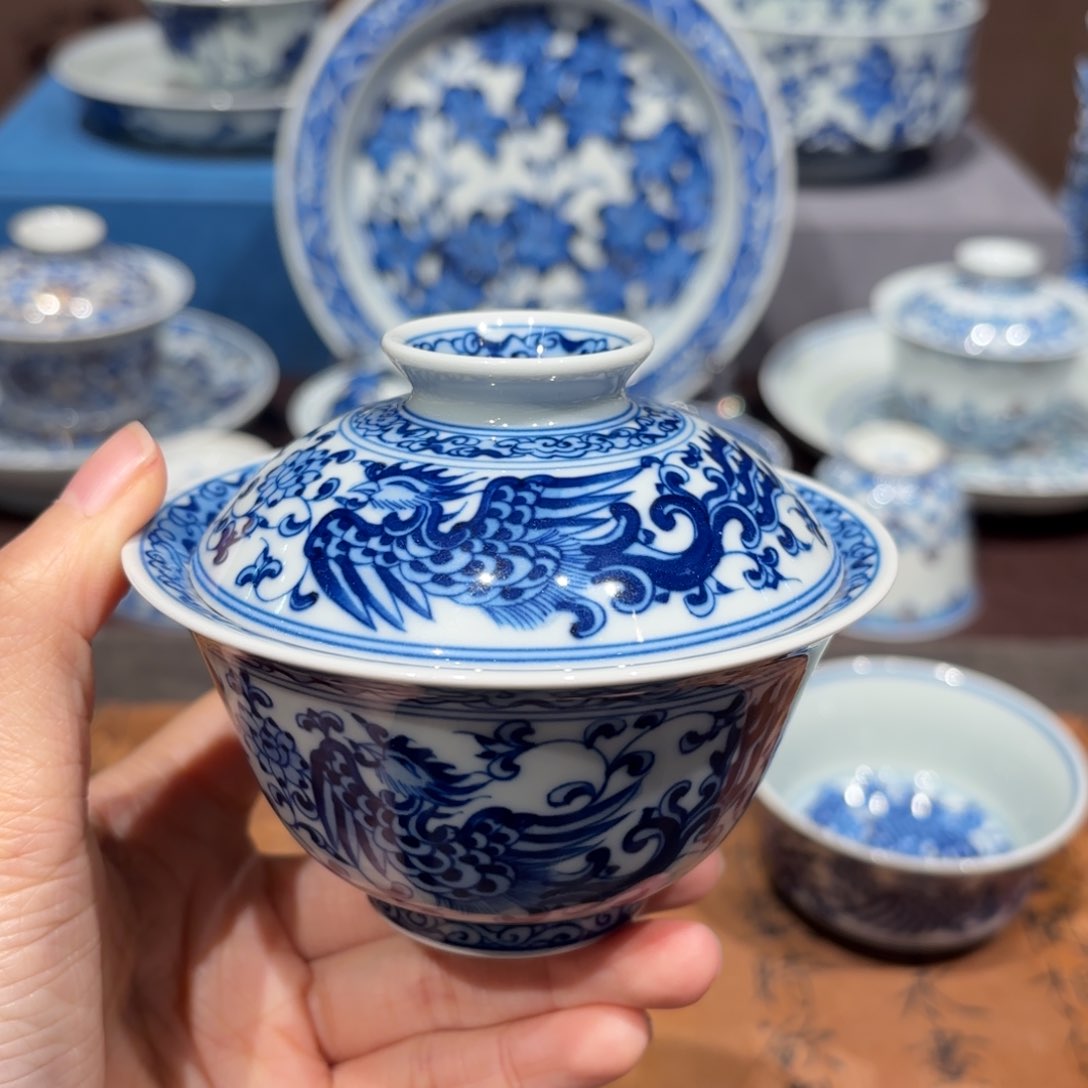 瓷片景德镇纯手工手绘