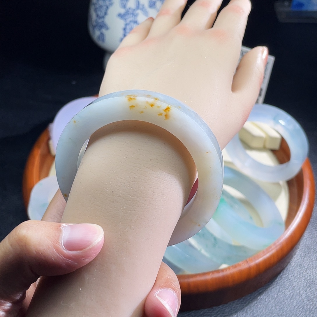 定制翡翠未镶嵌缅甸天然翡翠A货54-56