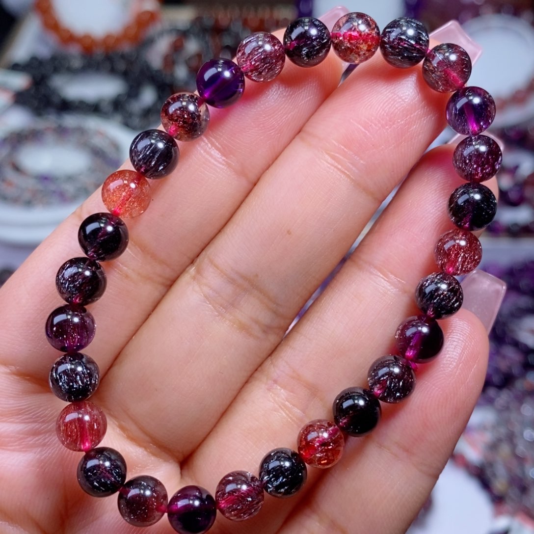 水晶手链未镶嵌超七