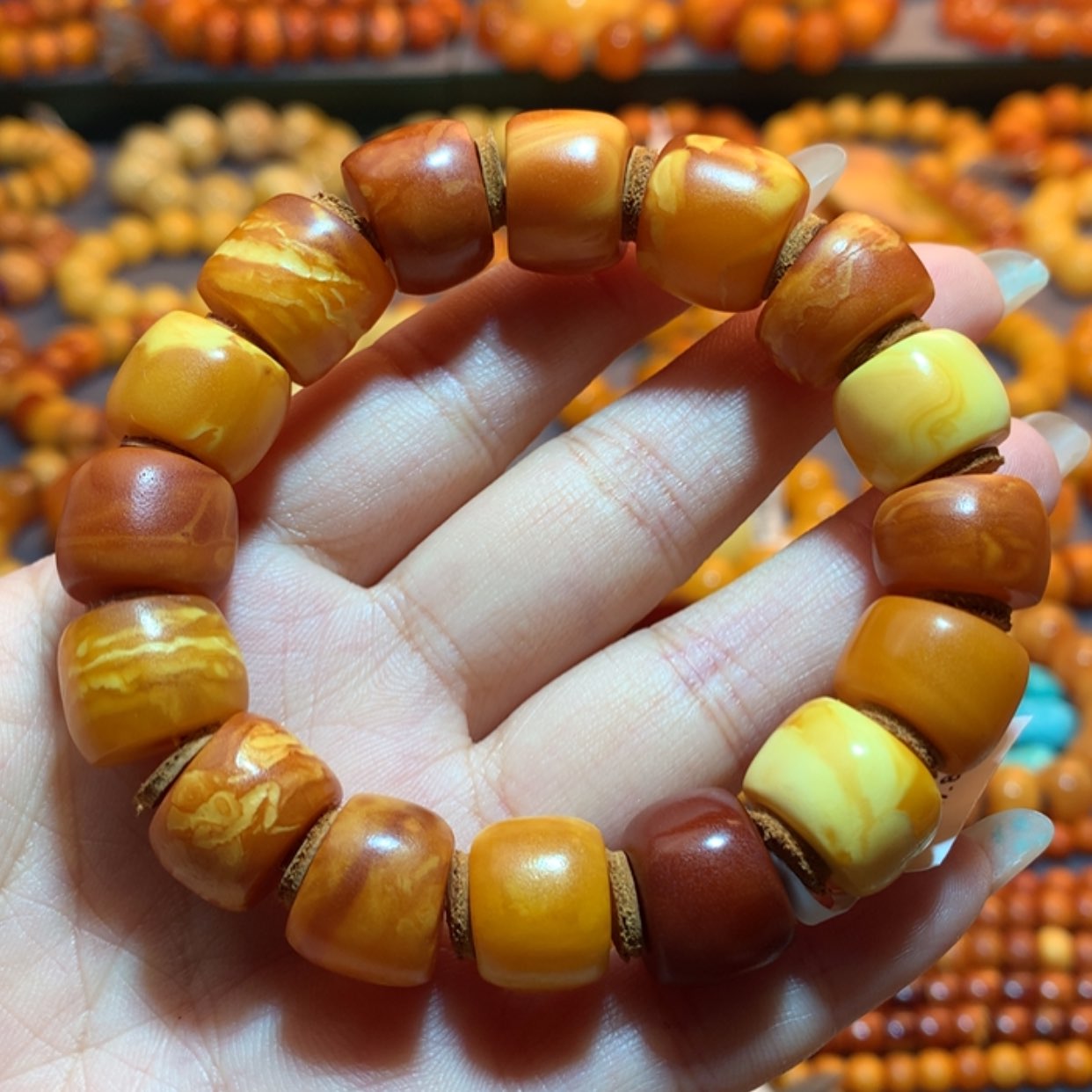 【闪购商品】未镶嵌蜜蜡手串蜜蜡手串