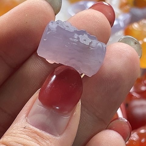 未镶嵌颈饰玛瑙/玉髓幸***?