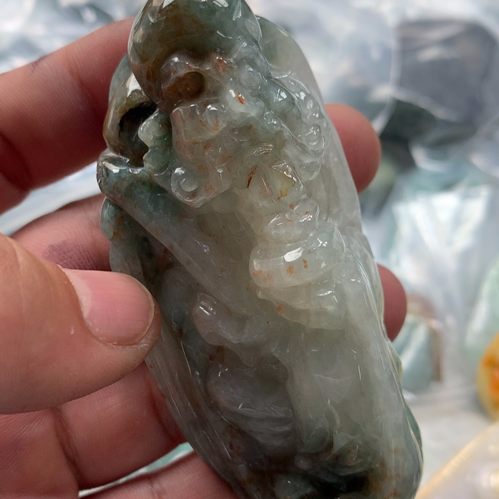 翡翠未镶嵌颈饰保真天然a货翡翠