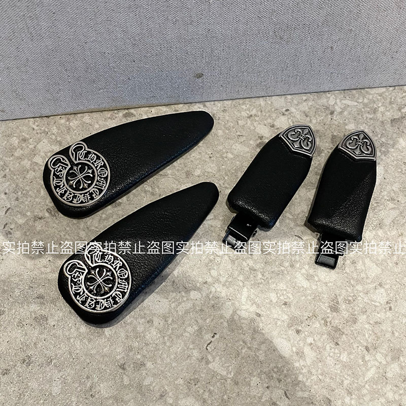 克克辣妹风皮质铲子发夹精致复古小众时髦小众设计感发饰