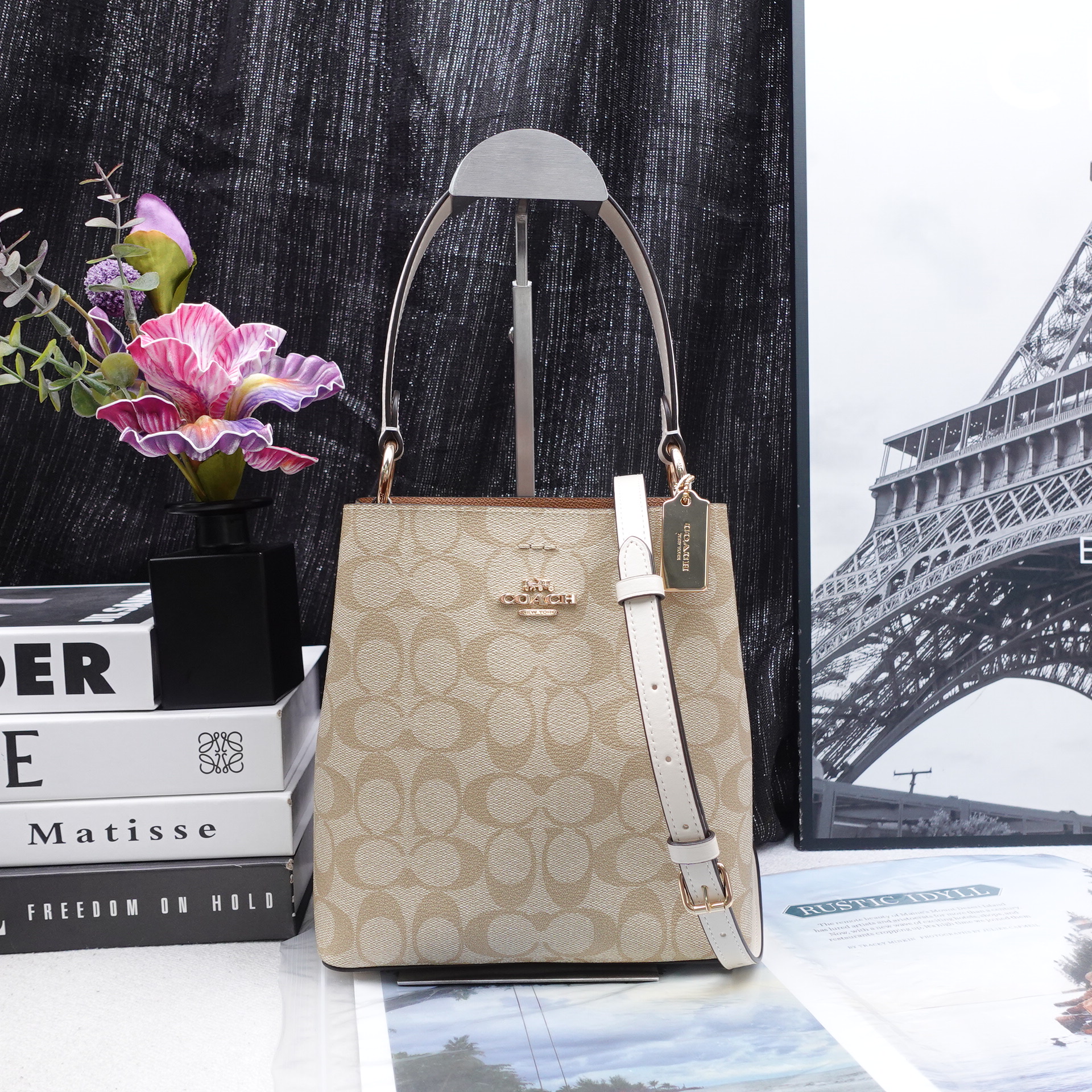 95新 COACH/蔻驰 单肩包/T10262662