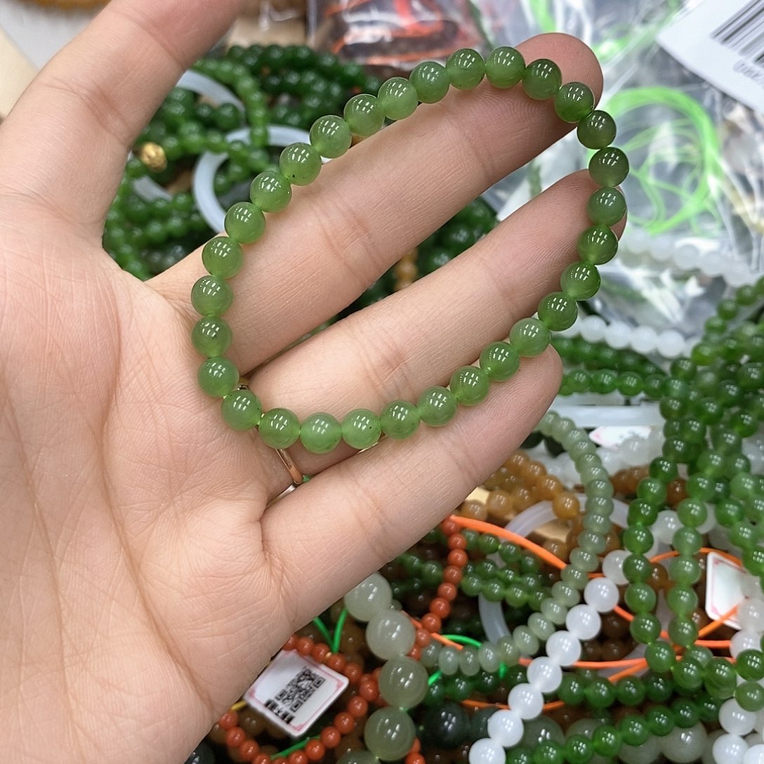 和田玉手链未镶嵌