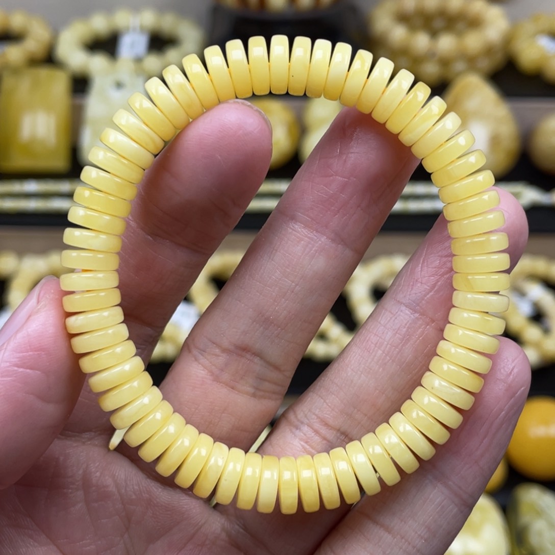 琥珀裸石未镶嵌琥珀蜜蜡