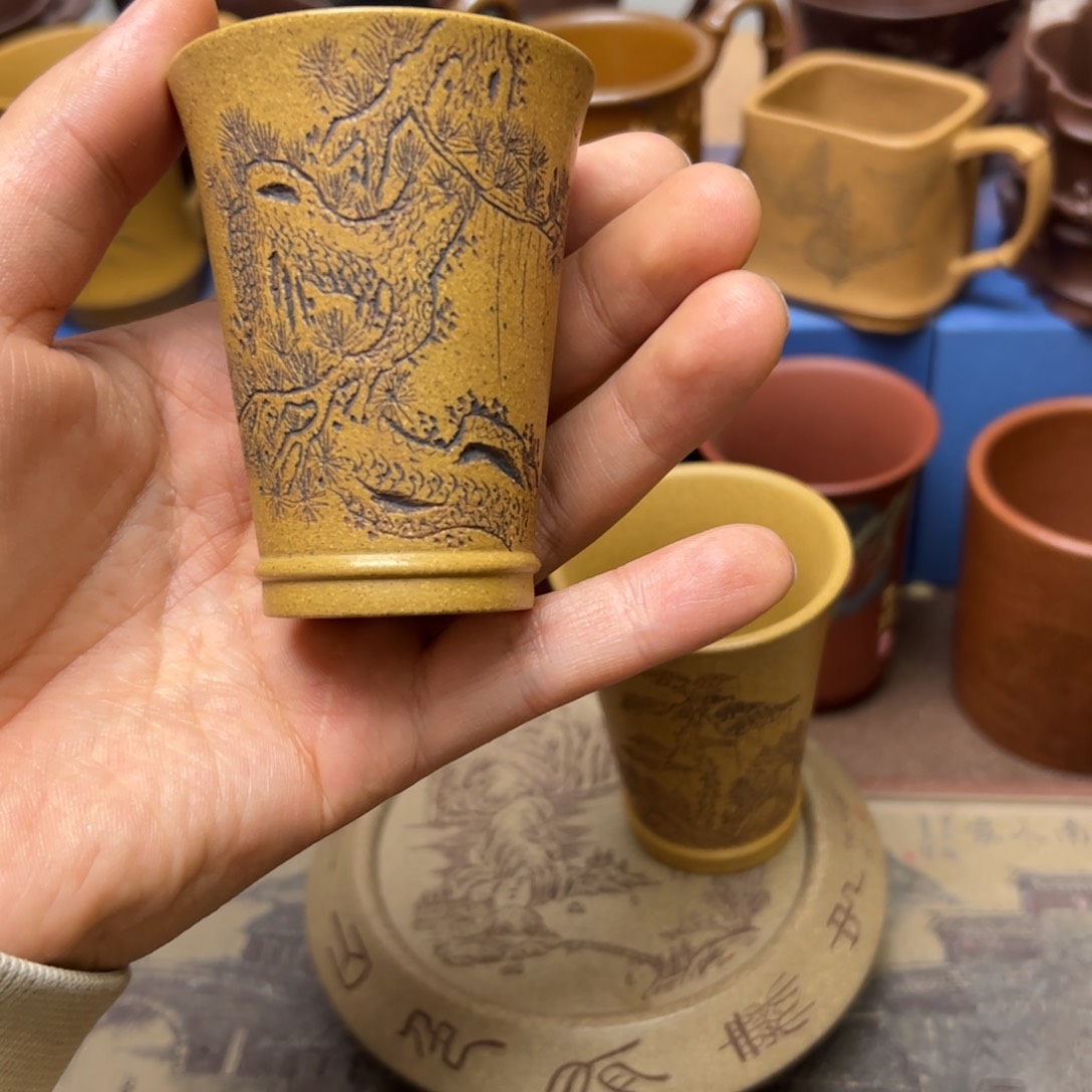 紫砂茶杯紫砂主人杯60cc