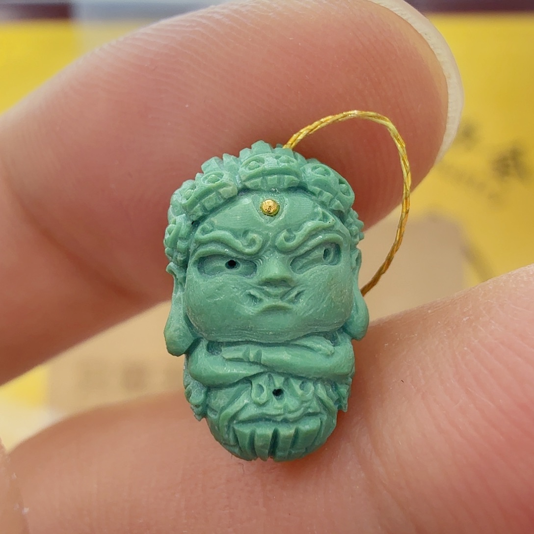 蛙***蛙绿松石未镶嵌配饰