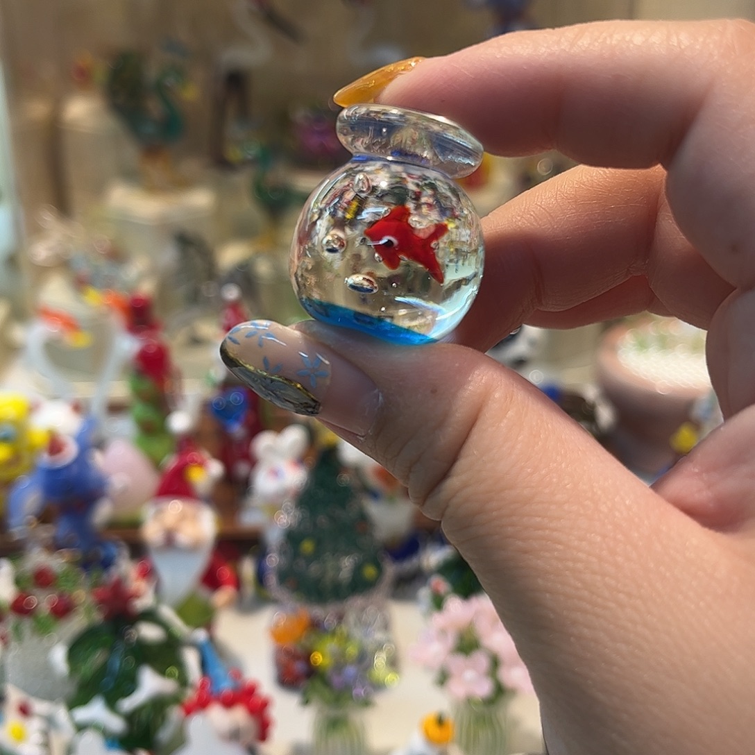 琉璃手工艺品鱼缸