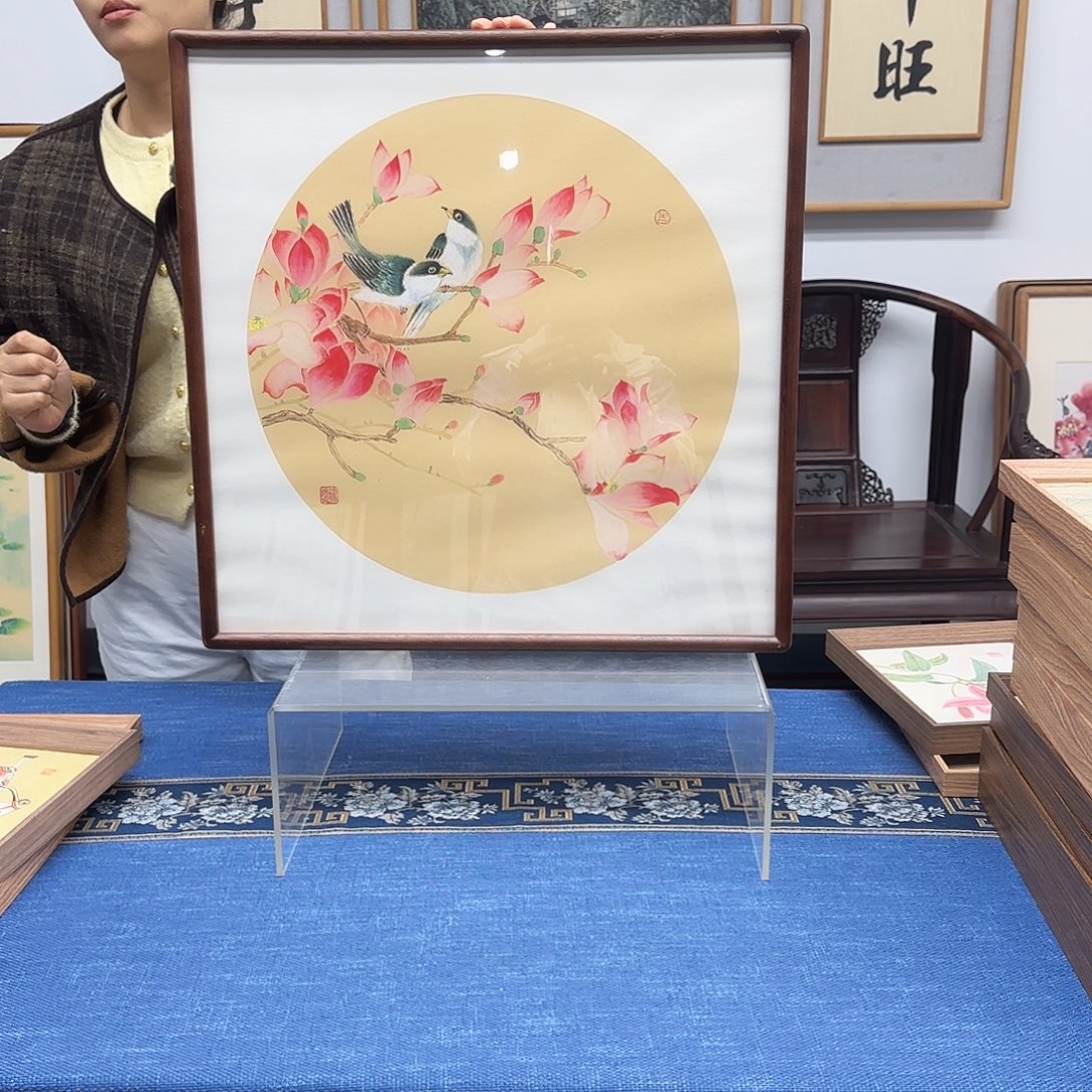 国画徐然老师玉兰花