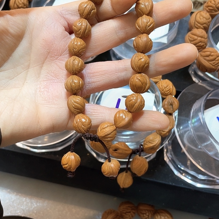 野生小龙纹精修11尺寸手串