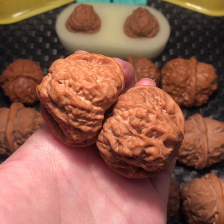 文玩核桃把件43四浅开背八腿全肌肉蛙