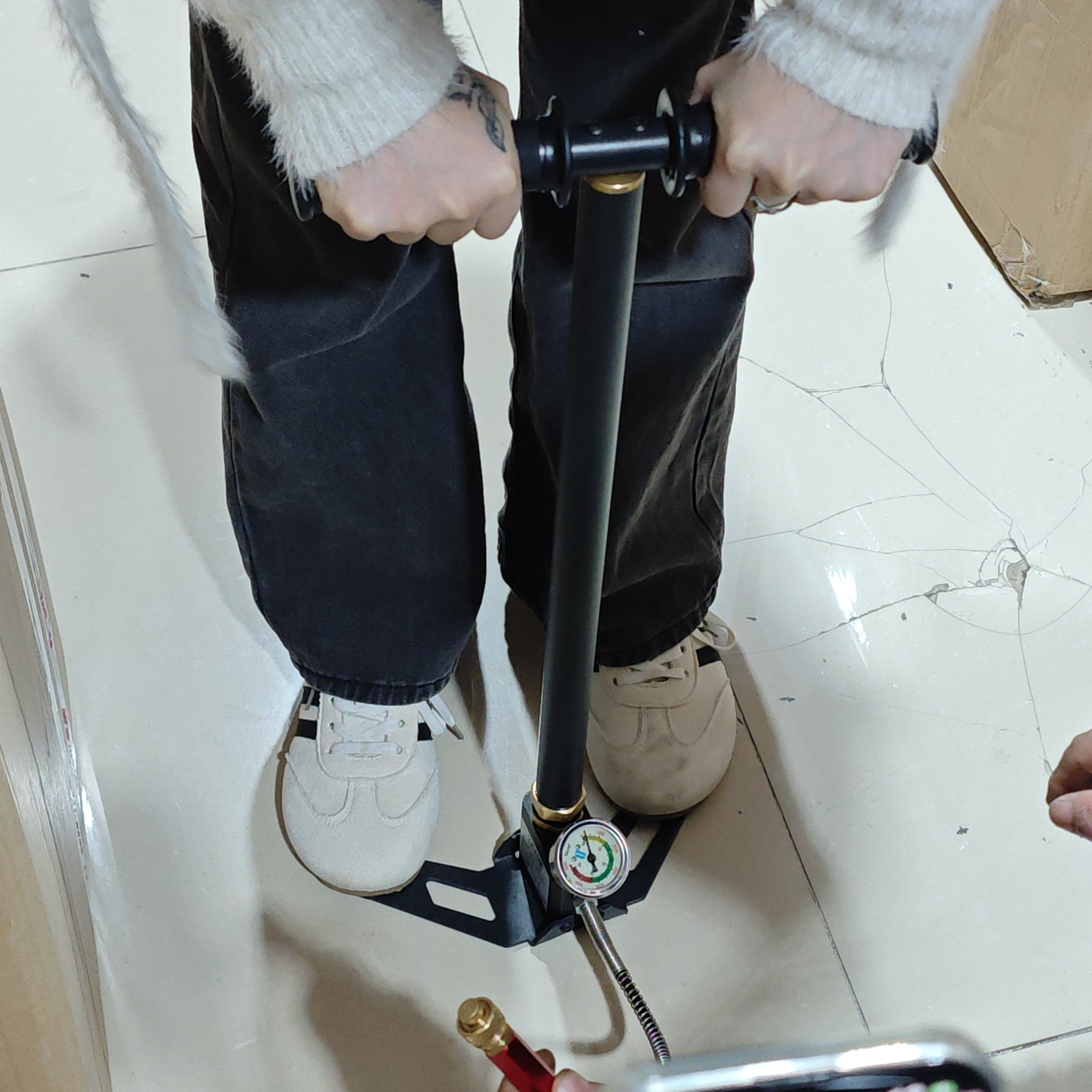 高压打气筒多功能