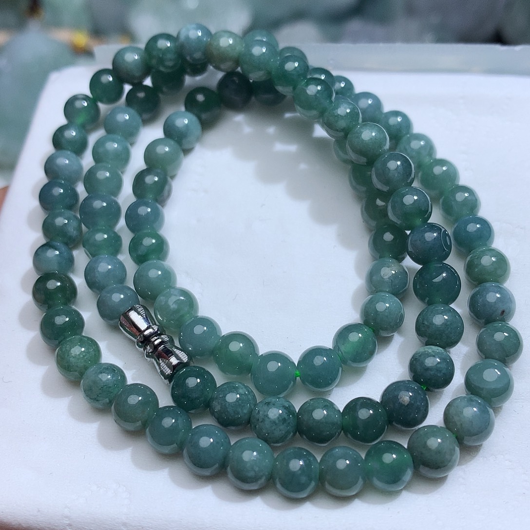 翡翠未镶嵌颈饰522