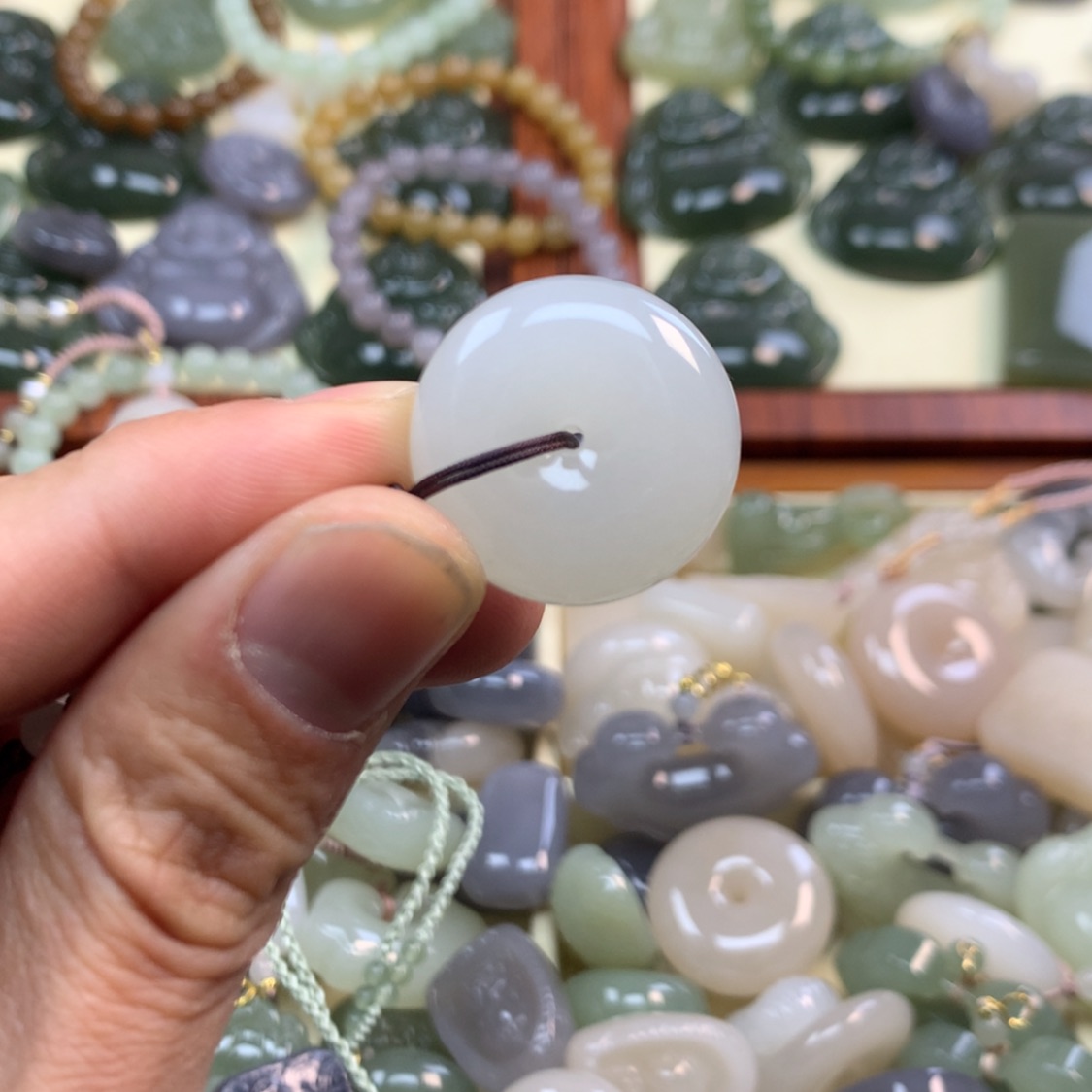 【闪购商品】和田玉颈饰未镶嵌小*橘