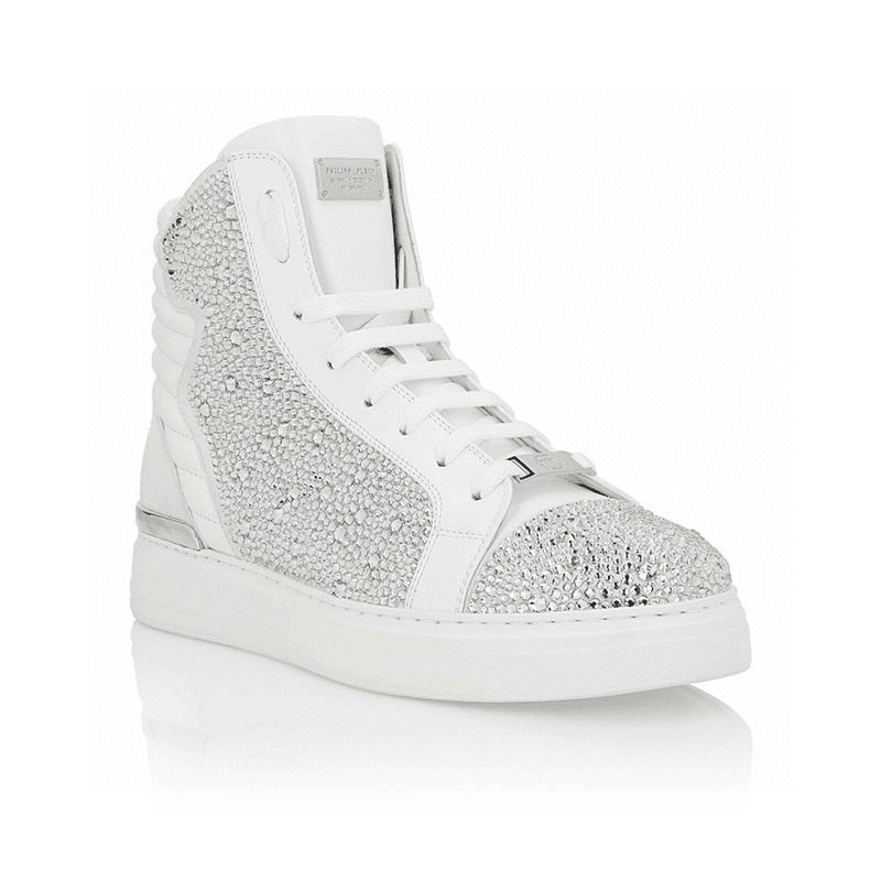 未使用 Philipp Plein pp男士休闲高帮鞋/P29000