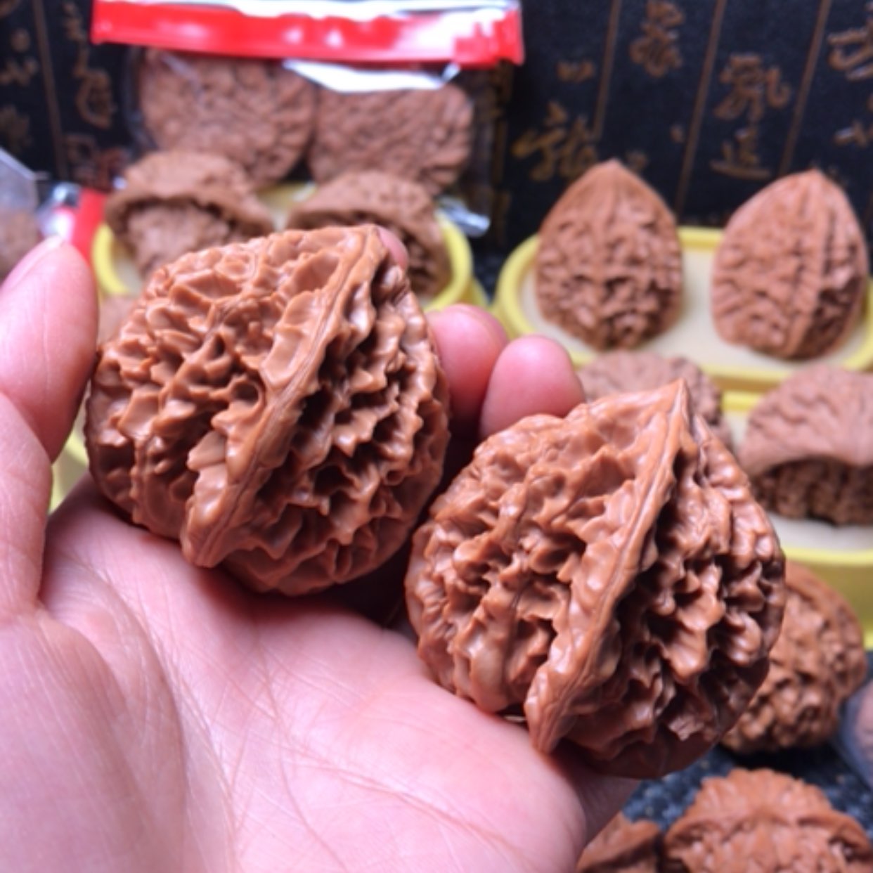 【闪购商品】摆件核桃蕾*招财鼠核桃