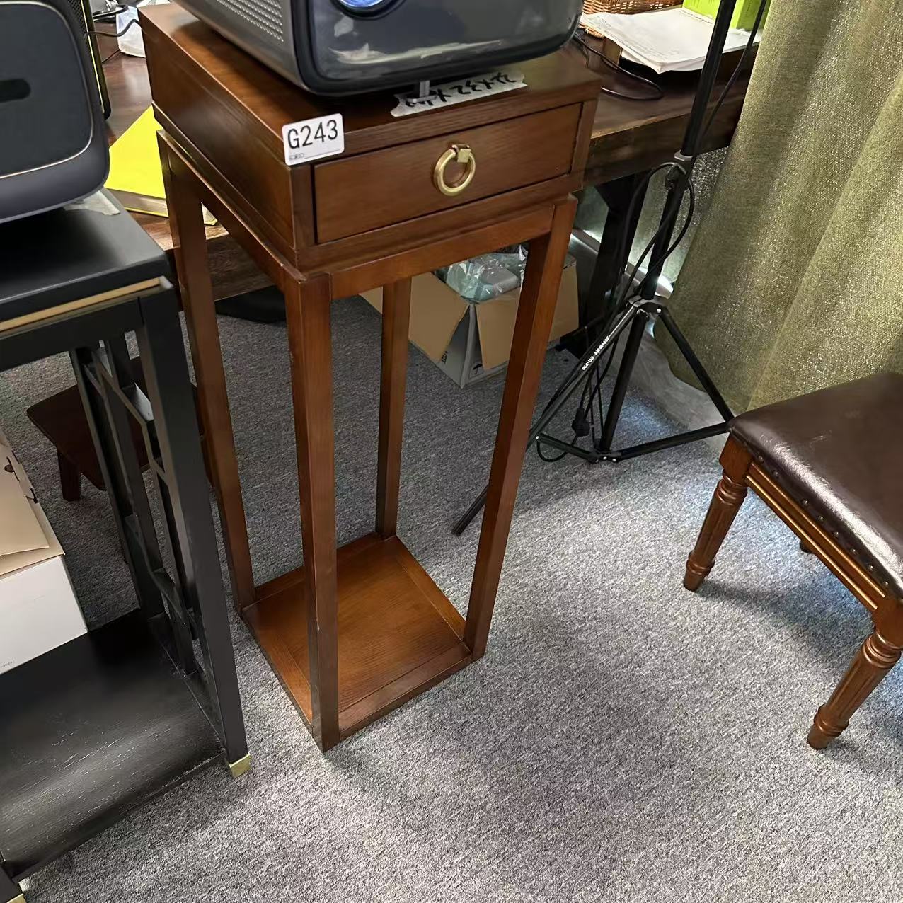 （颜色款式混发，高度100CM）G243#花架边几库存尾货（八楼）