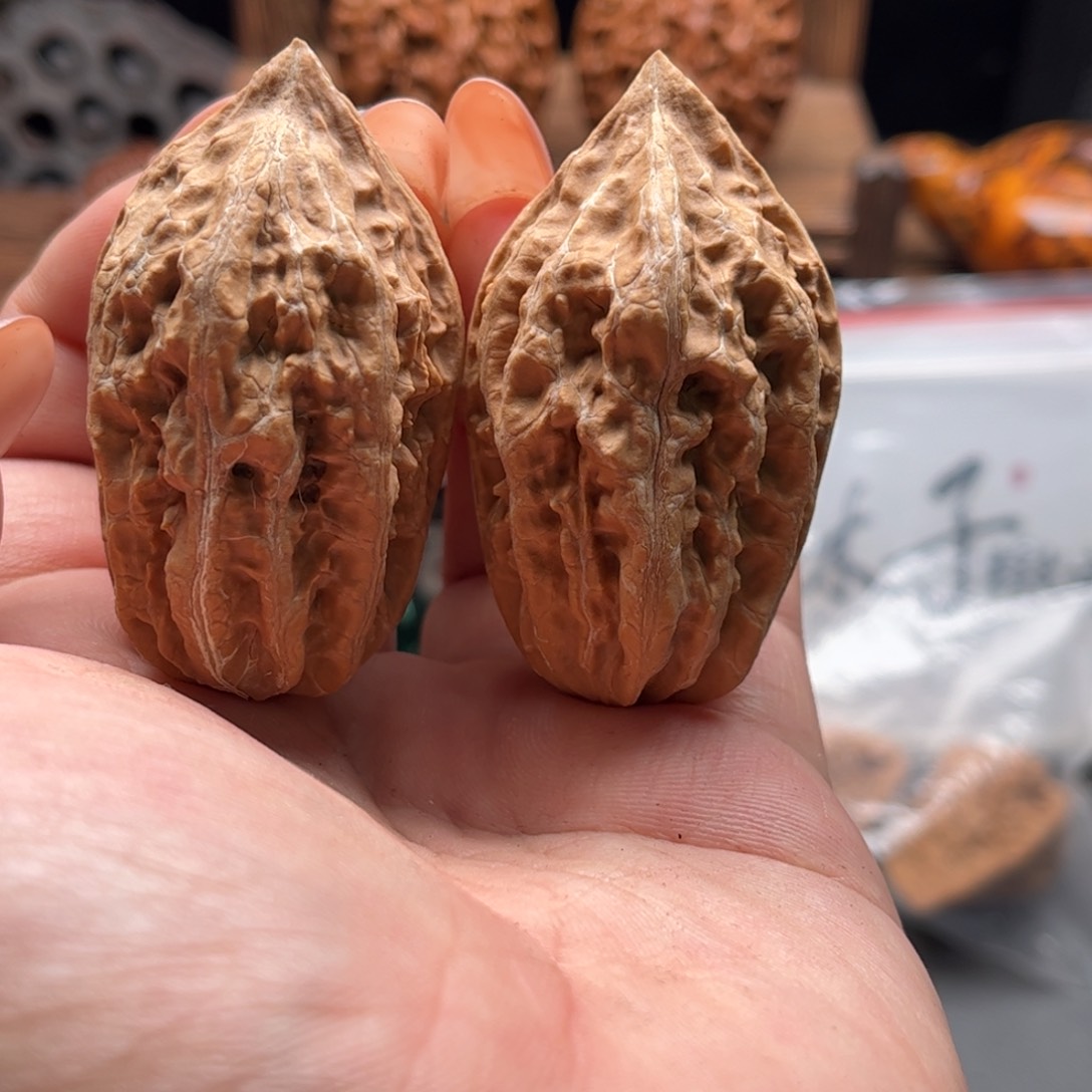 文玩核桃把件关东木子家楸大胖95