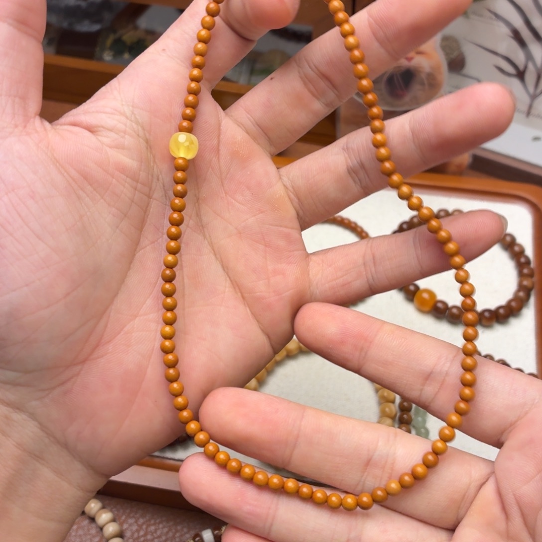 橄榄核手串未镶嵌