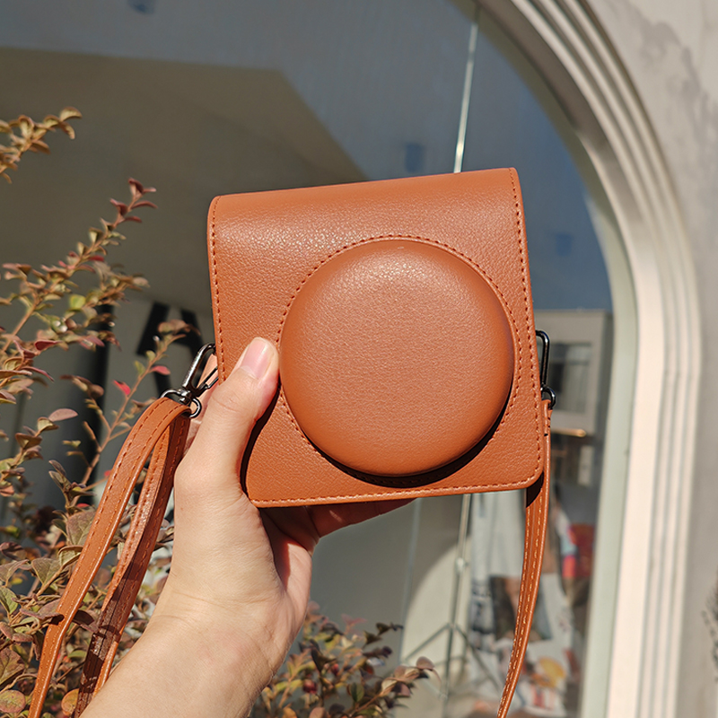 新款拍立得保护套mini99相机包收纳包拍立得包可装透明壳保护壳套