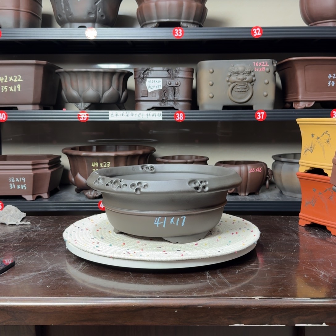 紫砂花盆紫砂花盆