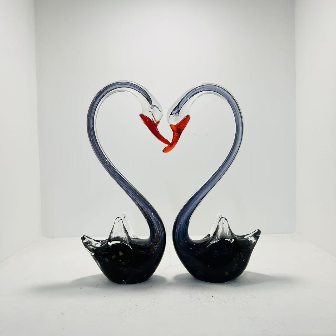 【可清优居-天鹅】手工高价琉璃摆件 家居摆放“优雅高贵，亭亭玉立”