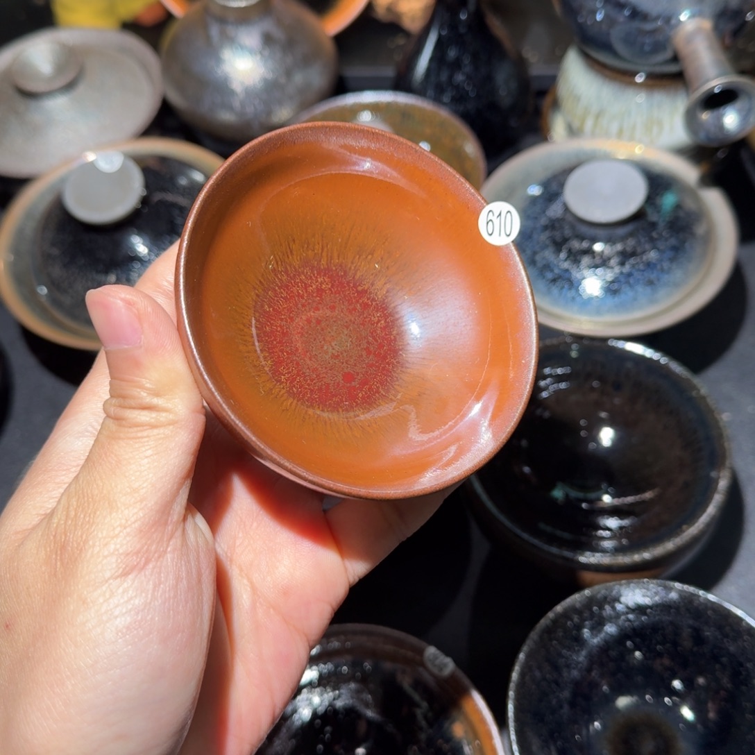红***茶盏精品柴烧自烧自卖610
