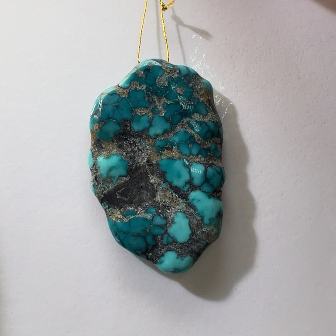绿松石未镶嵌挂件