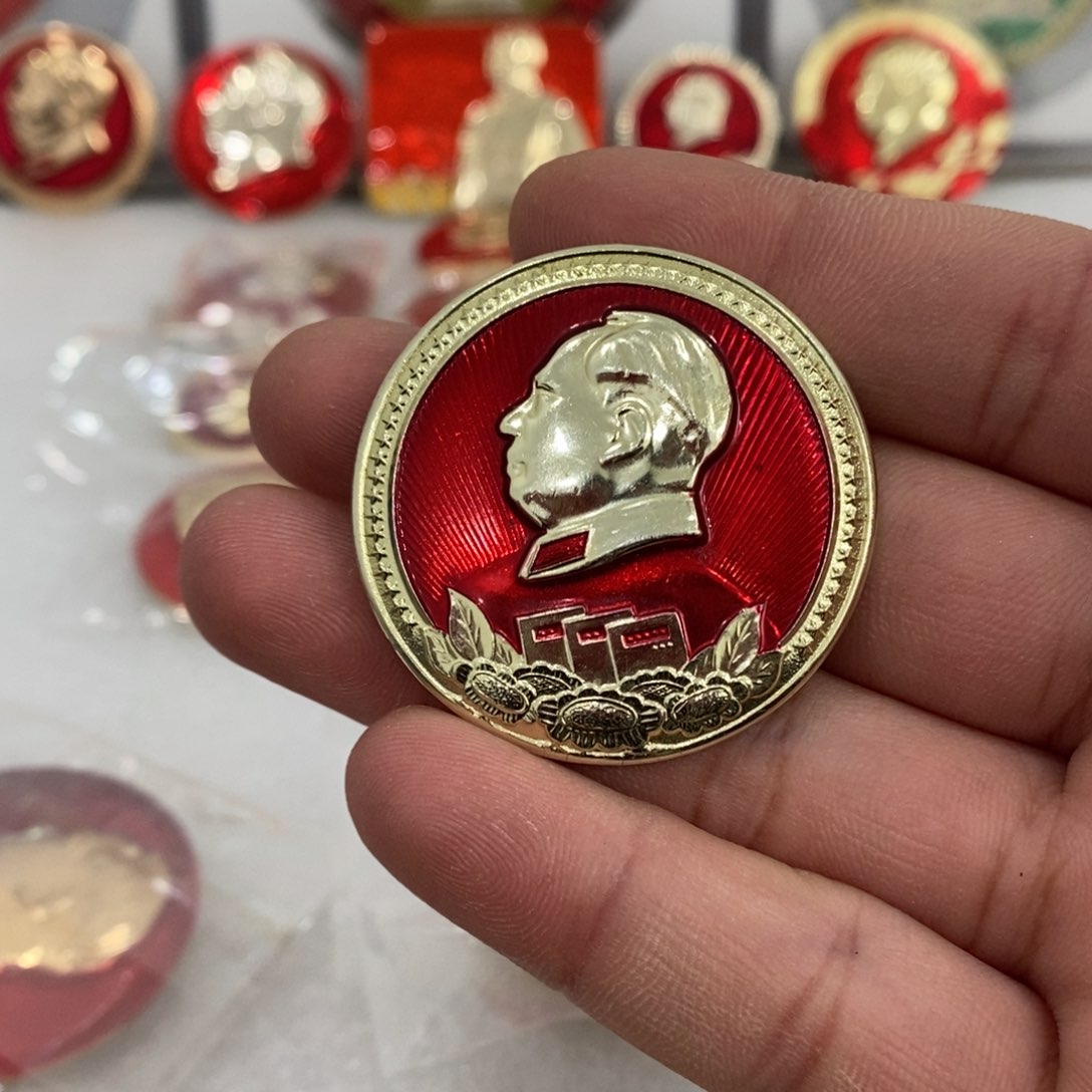 铝用****8红色纪念章文像葵花