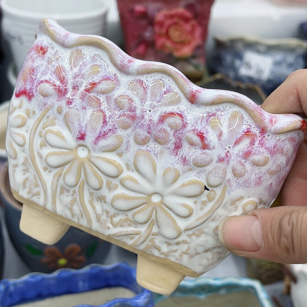 【闪购商品】陶瓷多肉绿植陶瓷花盆