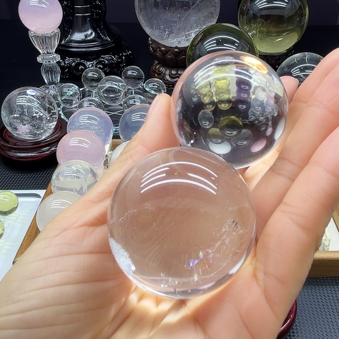 未镶嵌水晶珠宝半成品4.24/4.27公分