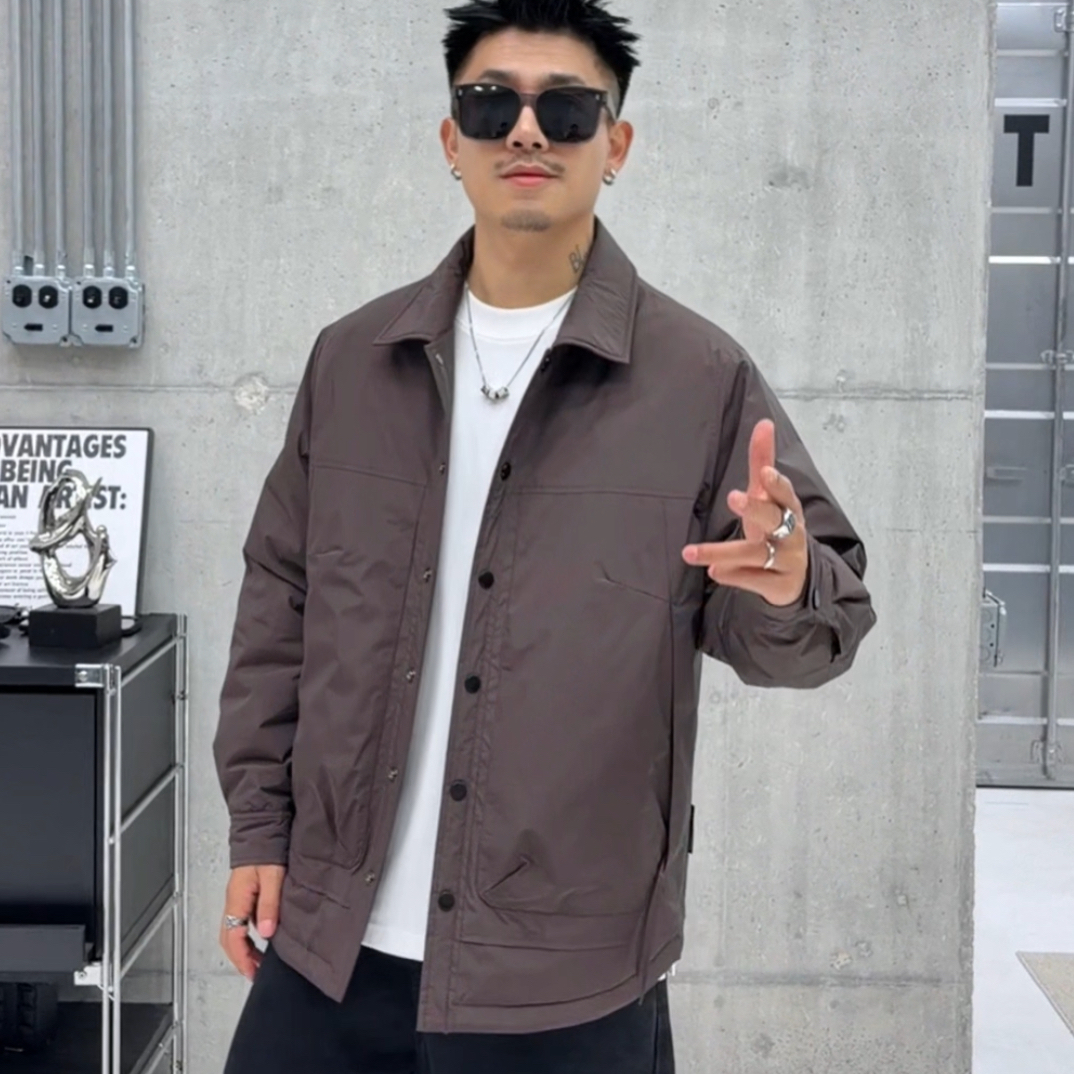 25622男士冬季翻领鸭绒轻薄保暖羽绒服（现货清货中）